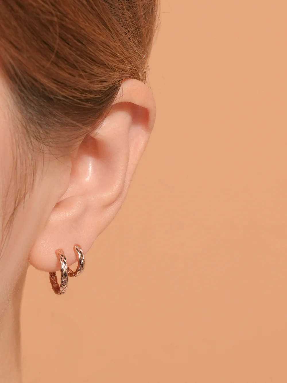 14K Gold Glow Cartilage Hoop Earring - Image 10