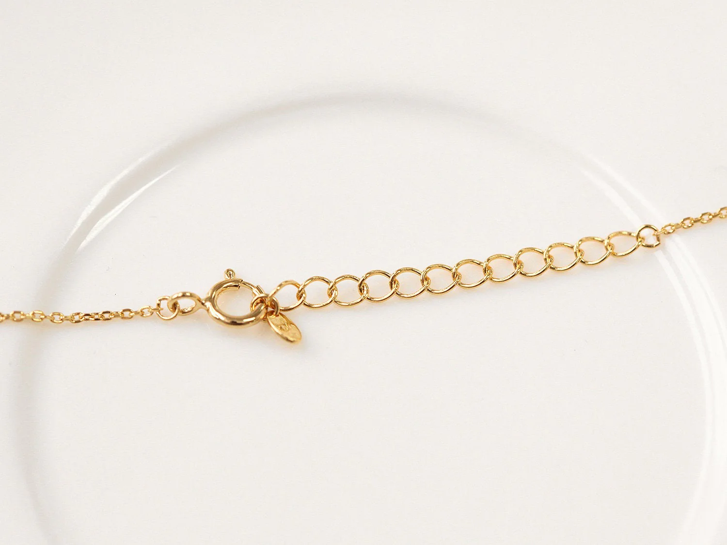 925 Silver Open Circle Necklace - Image 7
