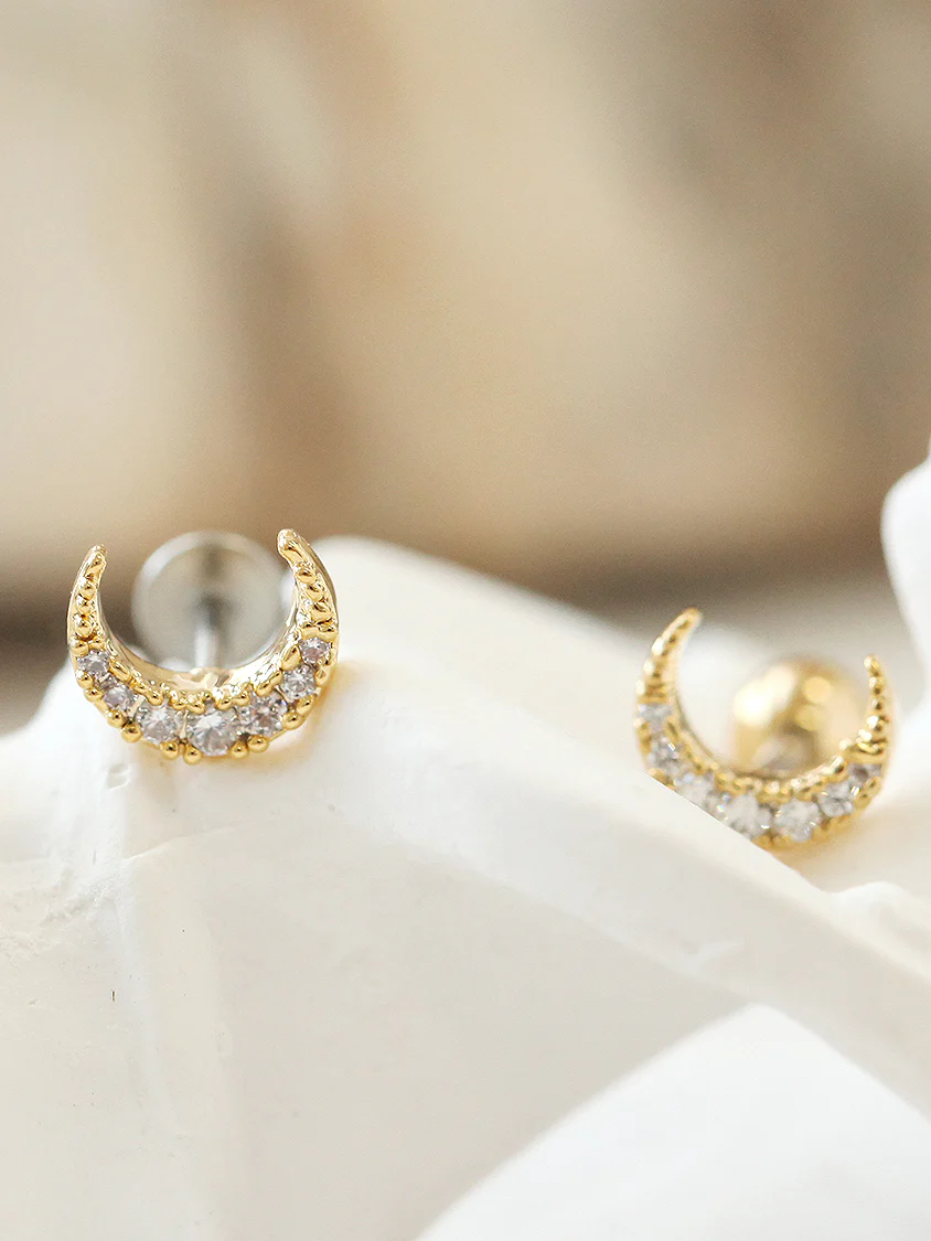 Crescent Cartilage Earrings - Image 6